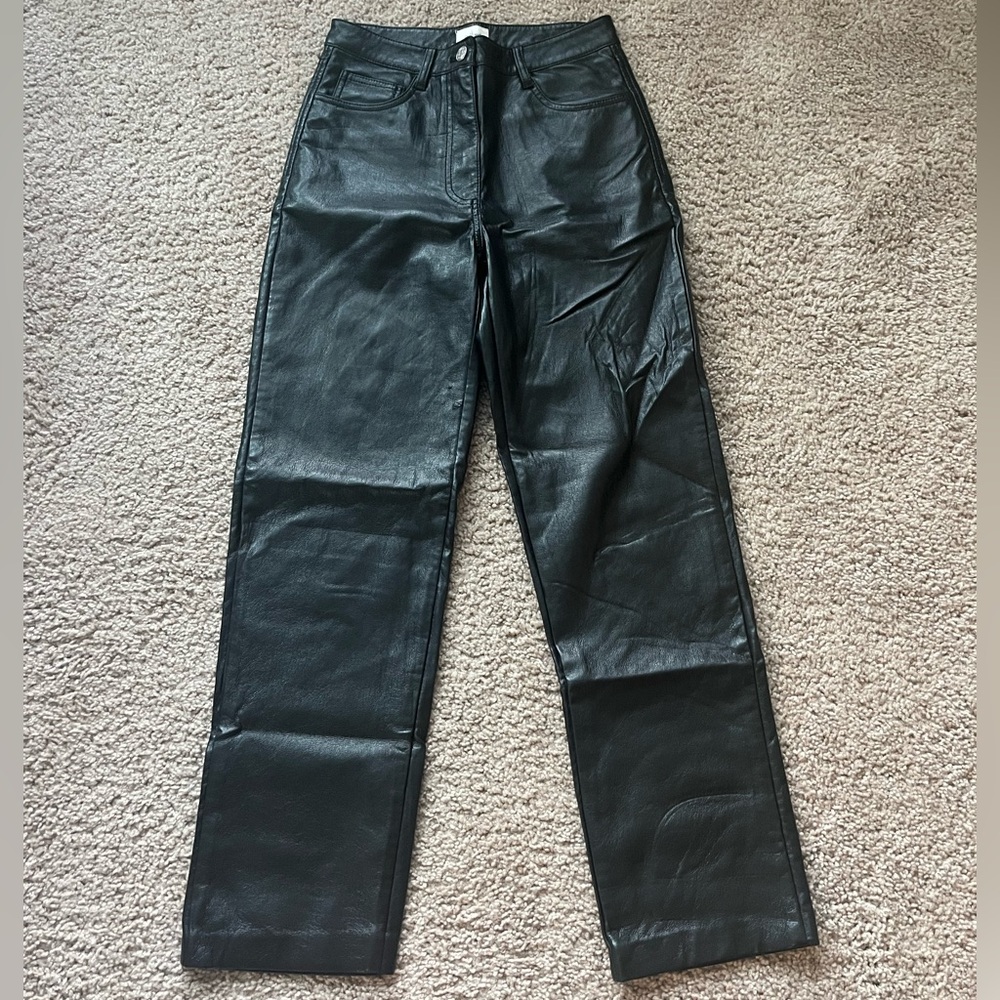 Aritzia Wilfred leather pants